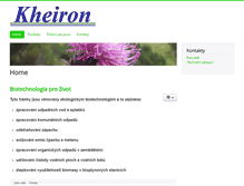 Tablet Screenshot of ekologie.kheiron.cz